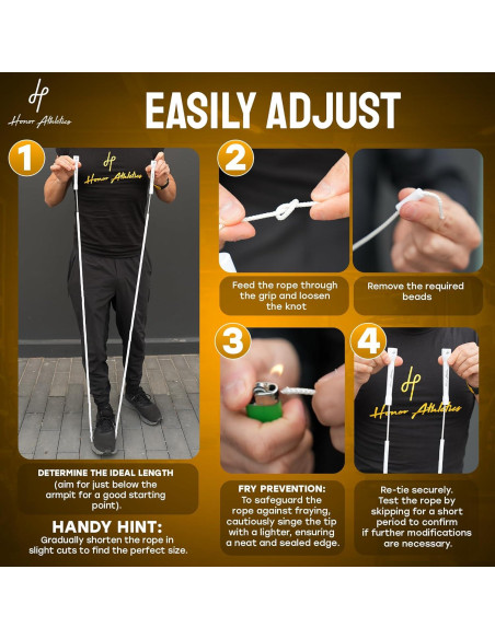 Cuerda de Salto Honor Athletics 2.0 Ajustable 3.05m PVC