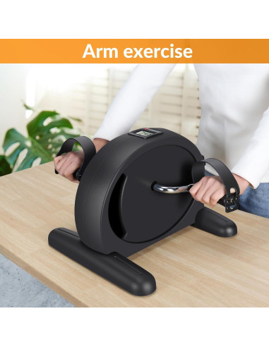 Bicicleta de Ejercicio RYGEO MC04 Compacta con Monitor LCD