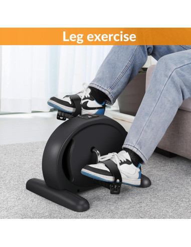 Bicicleta de Ejercicio RYGEO MC04 Compacta con Monitor LCD