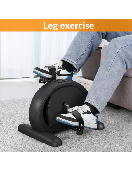 Bicicleta de Ejercicio RYGEO MC04 Compacta con Monitor LCD