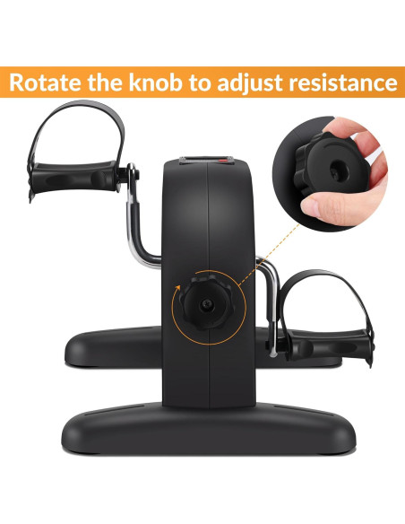 Bicicleta de Ejercicio RYGEO MC04 Compacta con Monitor LCD