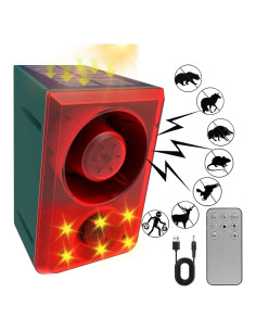 Alarma de Movimiento Solar ChunHee SL16 con Sonido de Perro 130dB