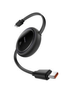 Cable USB C Retráctil Baseus 100W 1m Carga Rápida