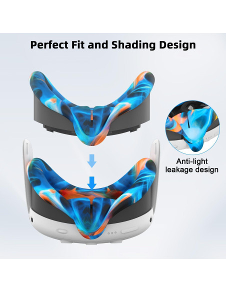 Accesorios de Silicona Relohas para Meta Quest 3 - 5 en 1