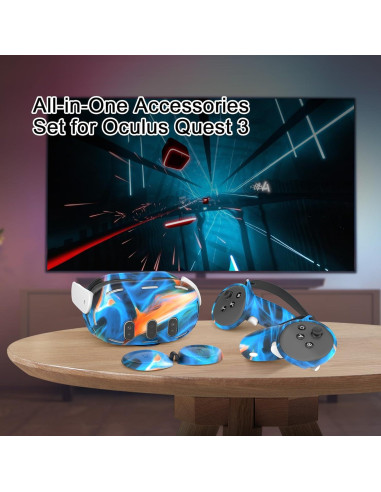 Accesorios de Silicona Relohas para Meta Quest 3 - 5 en 1