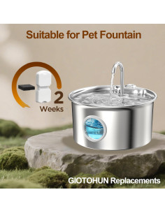 Filtros de Agua para Gatos GIOTOHUN S11 - 12 Piezas 2