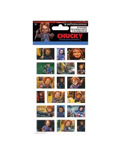 Juego de Stickers Chucky - 4 Hojas Licenciadas Trends International