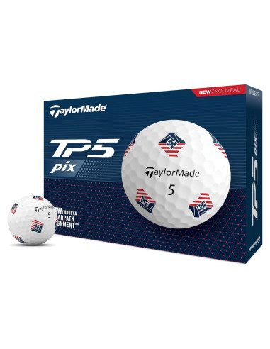 Pelotas de Golf TaylorMade TP5 Pix 2024 - 12 Unidades