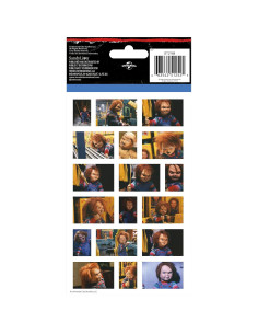 Juego de Stickers Chucky - 4 Hojas Licenciadas Trends International 2