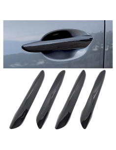 Protector de Manija de Puerta Auto Zacxoxsr Negro Brillante