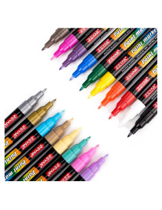 Lápiz de Pintura Acrílica ZEYAR 18 Colores Punta Extra Fina