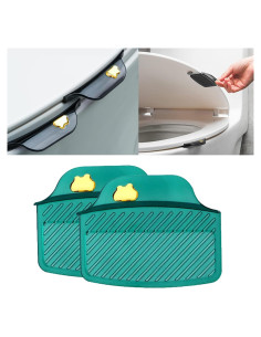 Elevador de Asiento de Inodoro Verde 2 Piezas CARURLIFF