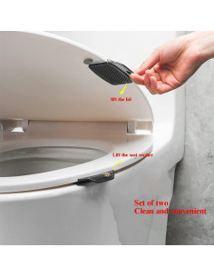 Elevador de Asiento de Inodoro Verde 2 Piezas CARURLIFF 2