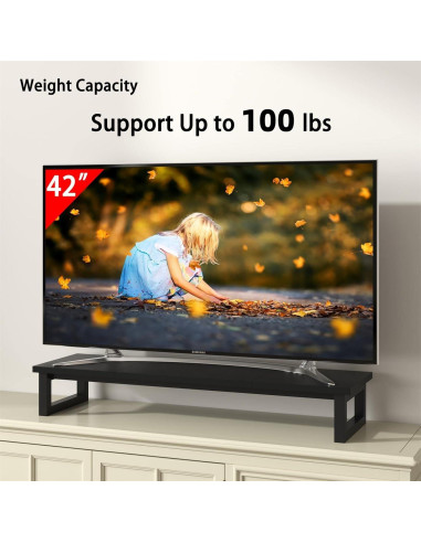 Soporte Doble para Monitor YAOHUOO 98 cm Negro, 45 kg