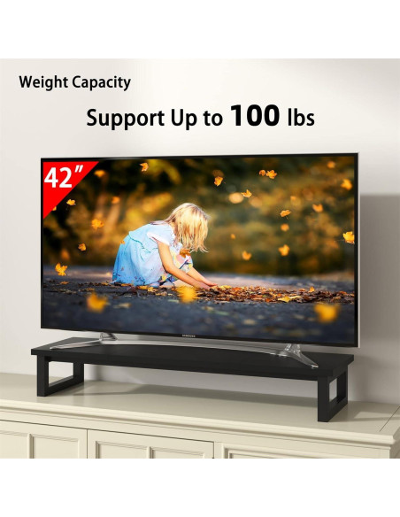 Soporte Doble para Monitor YAOHUOO 98 cm Negro, 45 kg