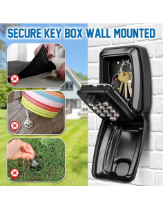 Caja de Seguridad para Llaves TNIIFXC G14 Impermeable 0.24L 2