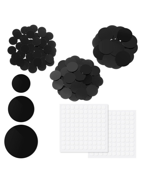 Yerliker 120 Pcs Bases Miniatura Acrílicas 25mm 35mm 45mm