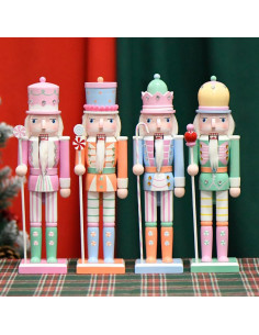 Adorno Cascanueces de Madera MineSign 30 cm Azul 2