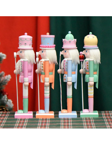 Adorno Cascanueces de Madera MineSign 30 cm Azul