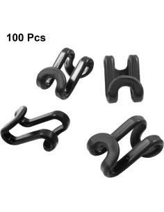 100 Ganchos Conectores para Perchas Jiozermi - Alta Resistencia 2