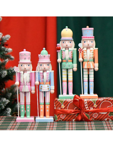 Adorno Cascanueces de Madera MineSign 30 cm Azul