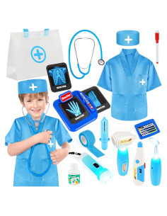 Kit de Doctor IVENRXIU 17 Piezas Juguete Médico para Niños