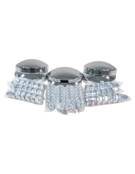 Juego de Cubiertas de Rueda Mytee Products Cromo Acero 22.5"