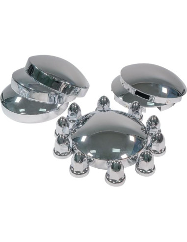Juego de Cubiertas de Rueda Mytee Products Cromo Acero 22.5"