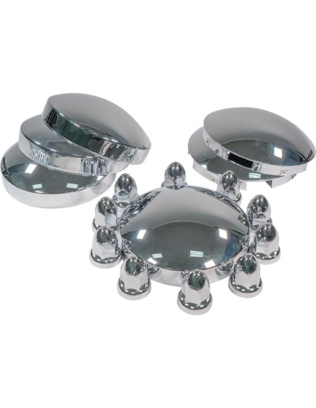 Juego de Cubiertas de Rueda Mytee Products Cromo Acero 22.5"