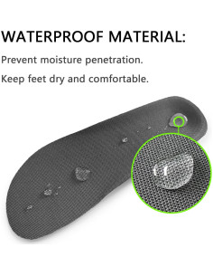 Plantillas Impermeables MFBUYING para Crocs M7 Antideslizantes 2