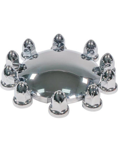 Juego de Cubiertas de Rueda Mytee Products Cromo Acero 22.5"