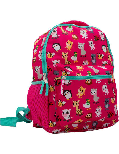 Mochila Escolar Roblox Adopt Me Niñas 40.64 cm Rosa