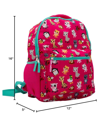 Mochila Escolar Roblox Adopt Me Niñas 40.64 cm Rosa