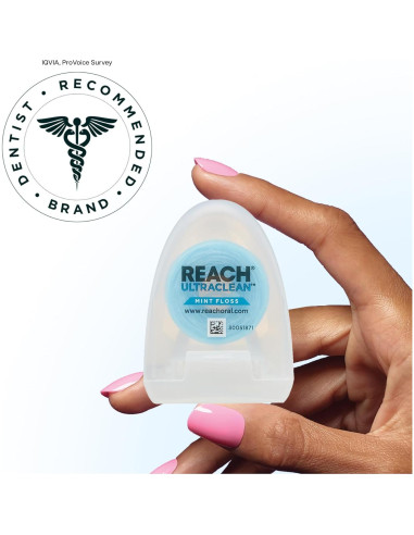 Hilo Dental Encerado REACH Ultraclean Menta 27.43 m