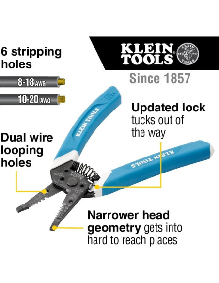 Destripador de Cables Klein Tools + Nivel Magnético 15.88 cm