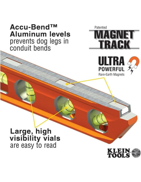 Destripador de Cables Klein Tools + Nivel Magnético 15.88 cm