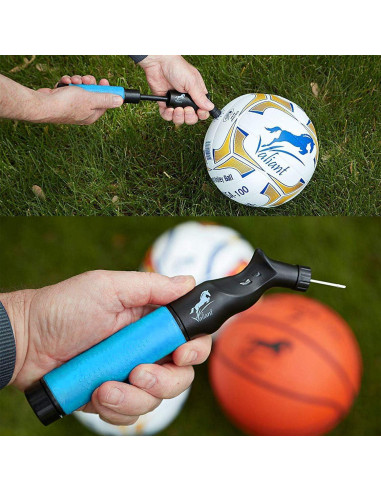 Bomba de Aire Portátil Valiant Doble Acción para Balones
