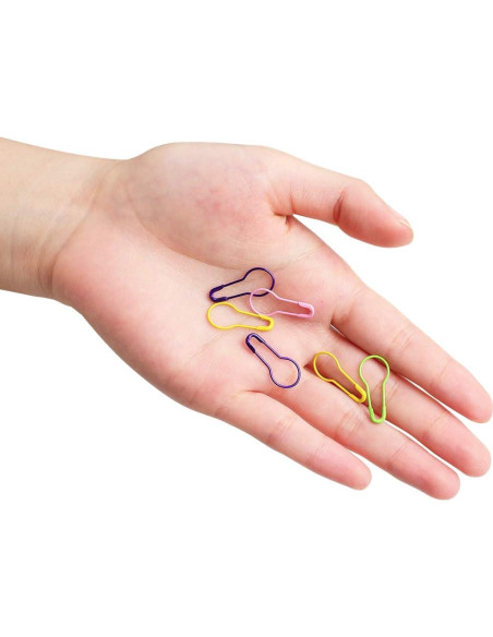 Marcadores de Puntos de Tejido LERFEY 500pcs Metal Coloridos
