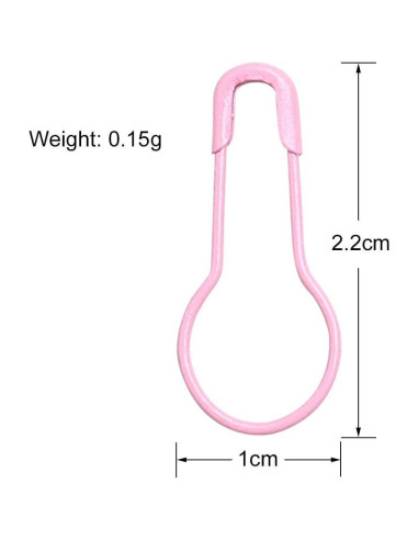 Marcadores de Puntos de Tejido LERFEY 500pcs Metal Coloridos