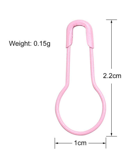 Marcadores de Puntos de Tejido LERFEY 500pcs Metal Coloridos