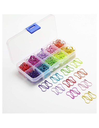 Marcadores de Puntos de Tejido LERFEY 500pcs Metal Coloridos