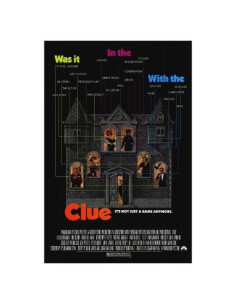 Póster de Película Clue 68.6 x 101.6 cm - Estilo A