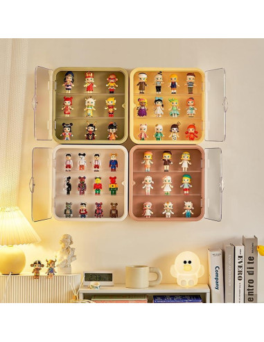 Caja de Exhibición Transparente DEAMACE 30x30 cm con Puerta Magnética