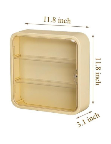 Caja de Exhibición Transparente DEAMACE 30x30 cm con Puerta Magnética