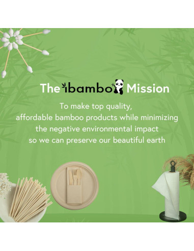 Bastones de Algodón de Bambú BIKO 200 Unidades Hipoalergénicos