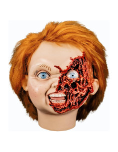 Cabeza Pizza Face Chucky Trick Or Treat Studios 80.65x83.82cm