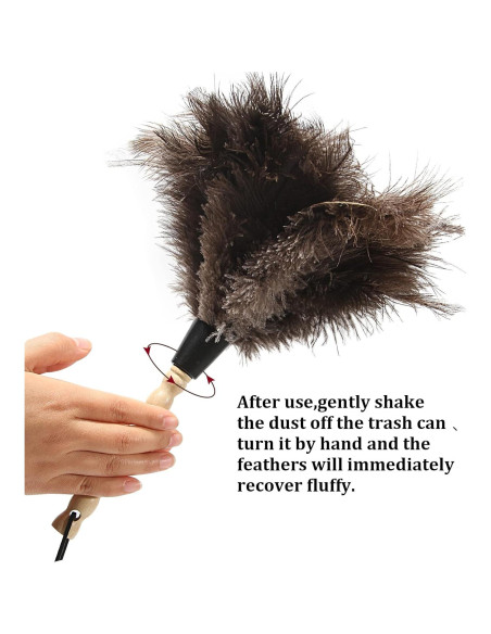 Plumero de Plumas de Avestruz iHUFeather 35.56 cm Ecológico