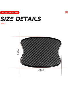 4 Calcomanías para Manijas de Puerta BELOMI - Protección TPU 2