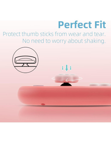 Tapas de Joystick GeekShare para Switch Lite y OLED - 4PCS