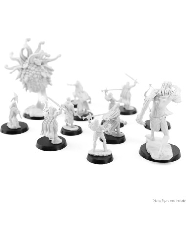 100 Piezas Bases de Acrílico para Miniaturas 25-40mm DisplayMore